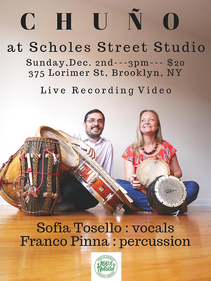 Sofia Tosello and Franco Pinna at Scholes Street Studio