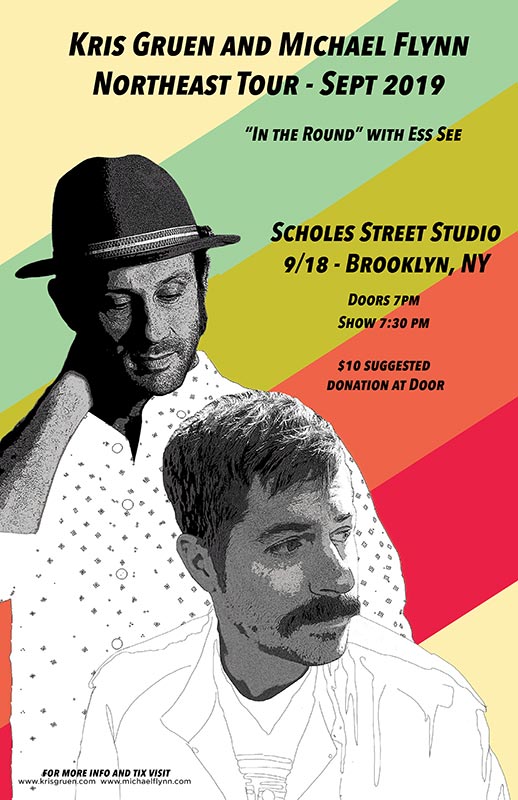 Kris Gruen and Michael Flynn at Scholes Street Studio